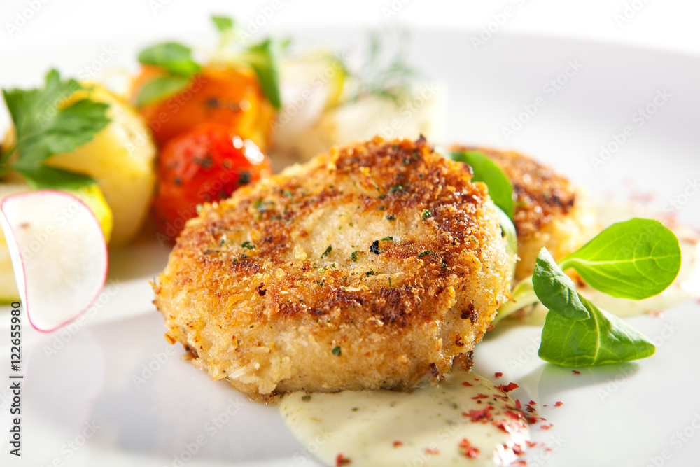 Minced Fish Cutlets Minced Fish Cutlets