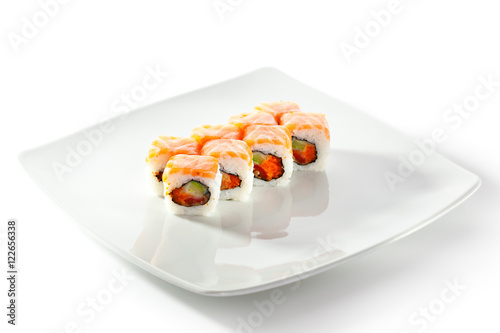 Salmon Maki Sushi Roll