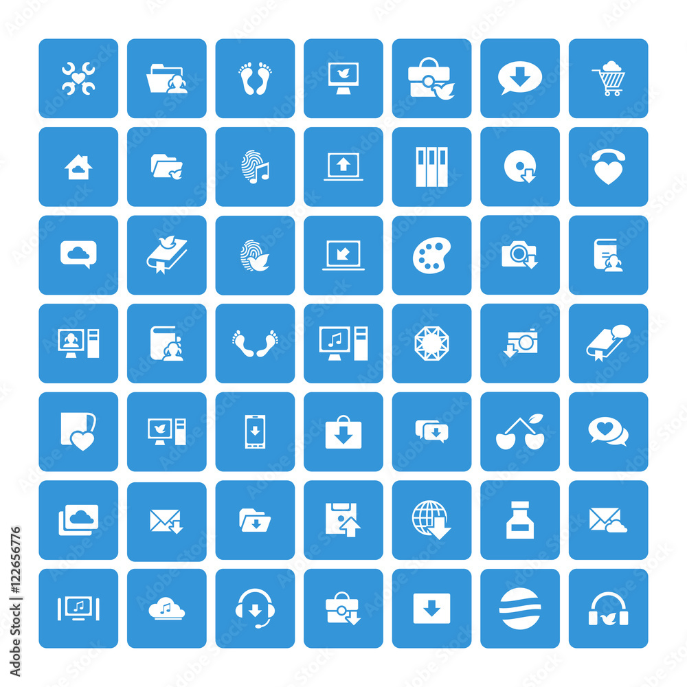 Set of 49 Universal Icons. Business, internet, web design. Set of 49 Universal Icons. Business, internet, web design.