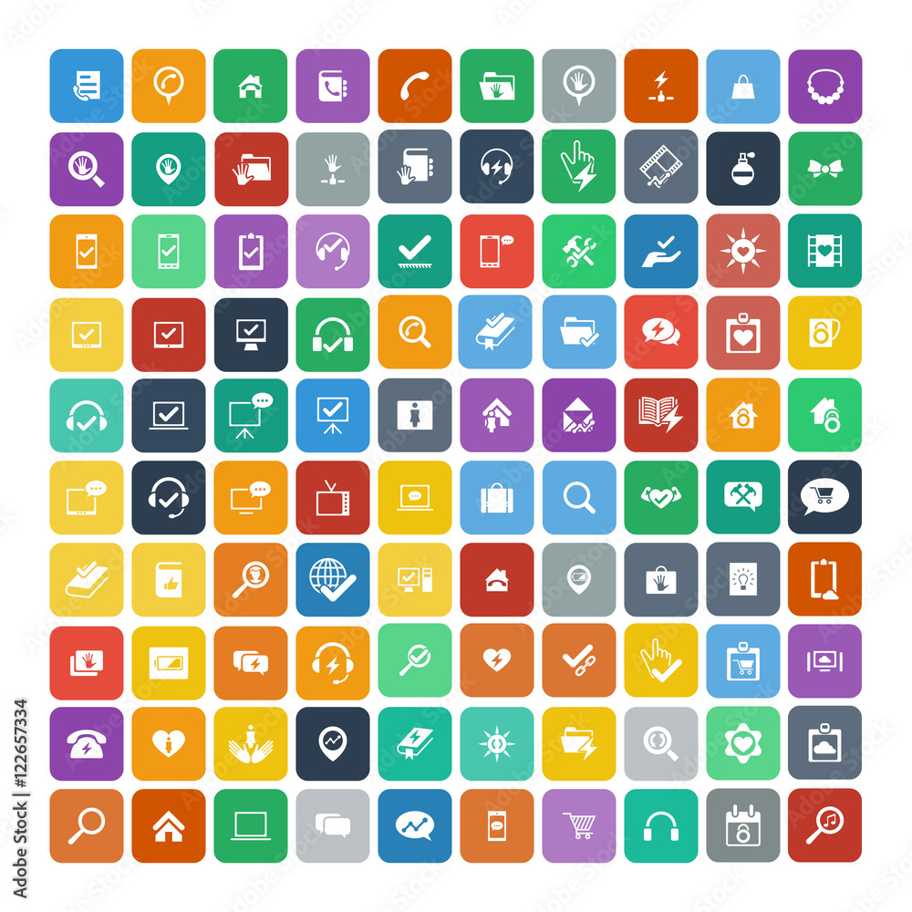 Set of 100 Universal Icons. Business, internet, web design. Set of 100 Universal Icons. Business, internet, web design.