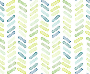 Papier peint photo Chevron patrons Pois aquarelle abstraits peints à la main  © leszekglasner