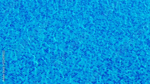 Wallpaper Mural Bottom of swimming outdoors pool in hotel Torontodigital.ca