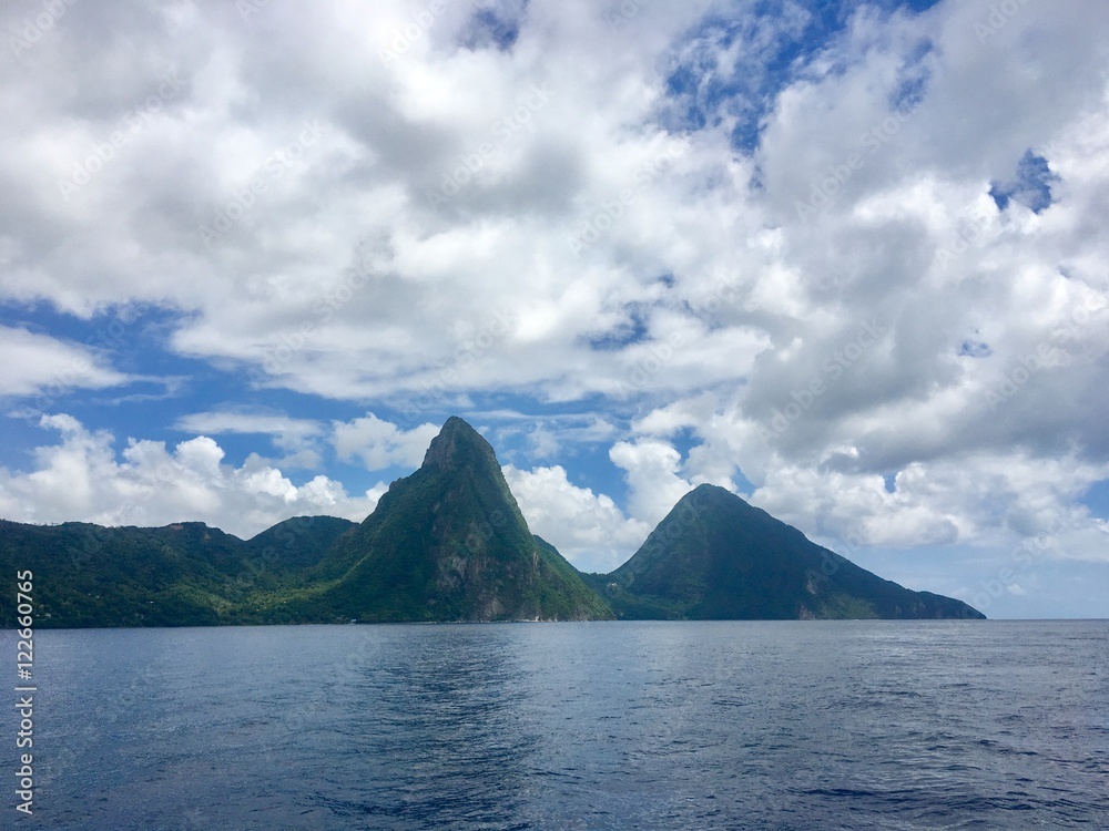 Pitons, st lucia