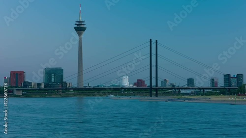 Timelapse of sunset in Dusseldorf