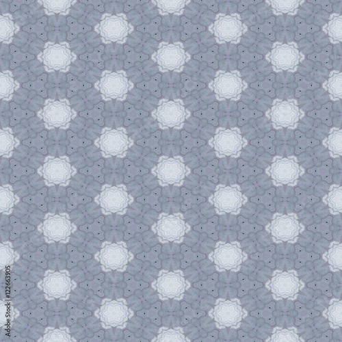 Seamless soft white and grey floral pattern © sangriana