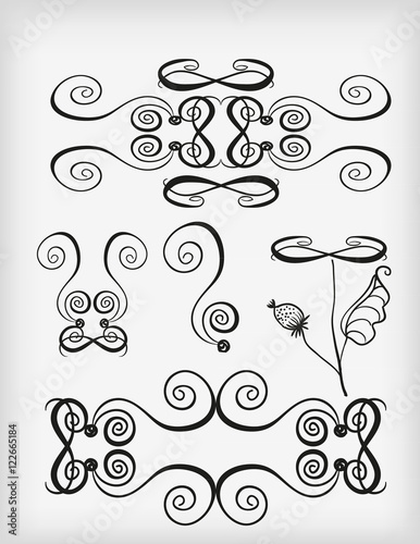 Set of ornament elements.1