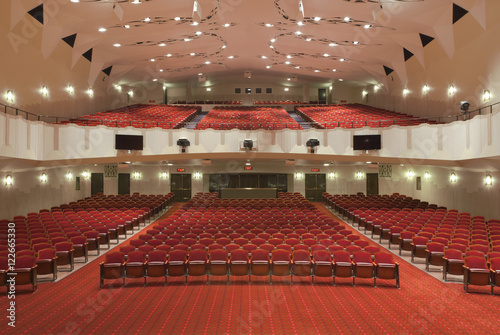 Empty seats in theatre photo