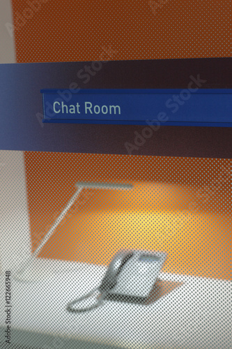 Chat room booth 