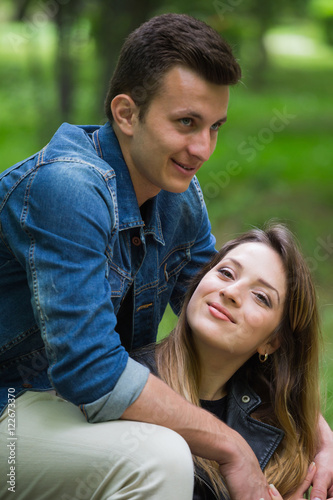Smiling couple