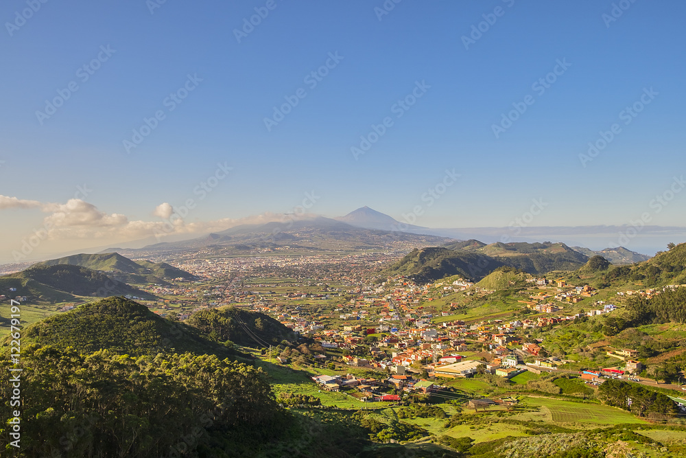 Fototapeta premium Tegueste, Park Narodowy El Teide, Teneryfa, Wyspy Kanaryjskie, Hiszpania