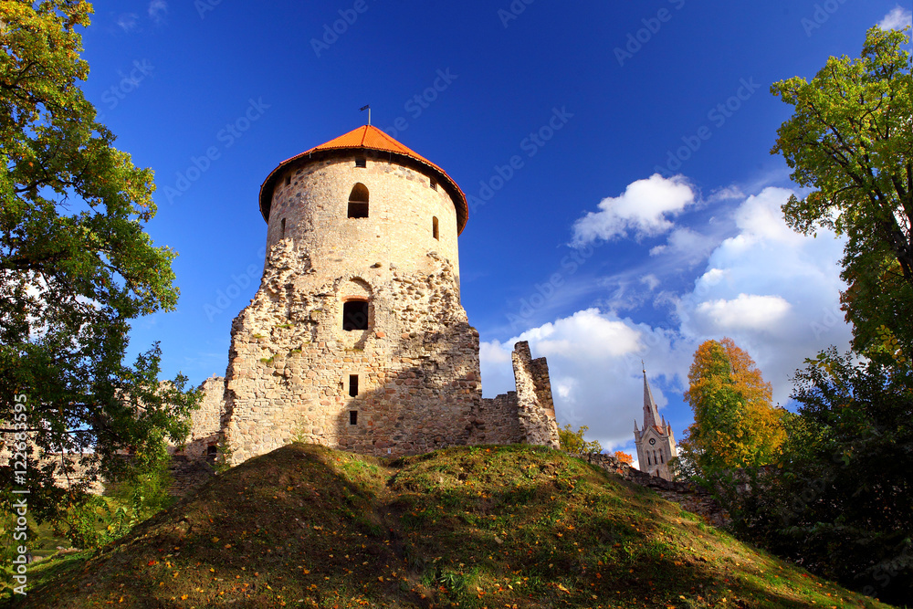 autumn baltic castle