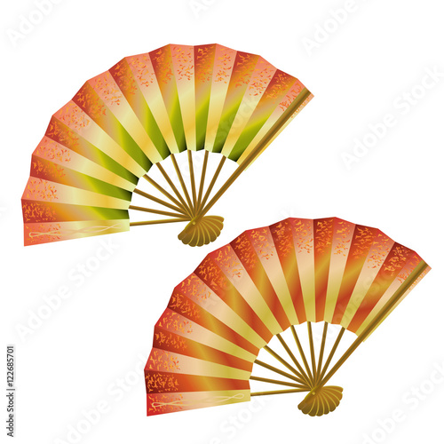 Set of Japanese fans