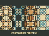 retro seamless patterns