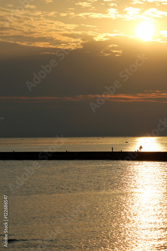 Sunset at the pier