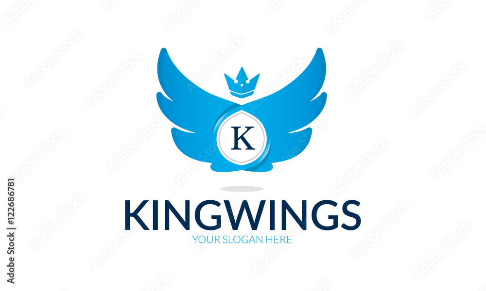 King Wings Logo King Wings Logo