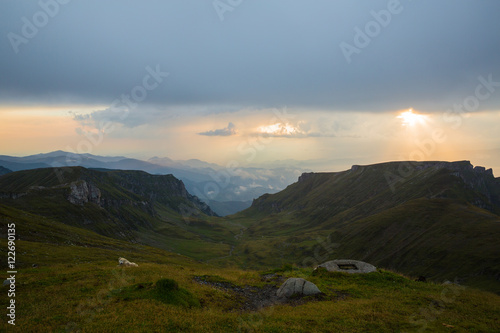 Panorama of Romanian Carpathians