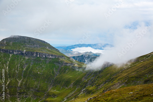 Panorama of Romanian Carpathians