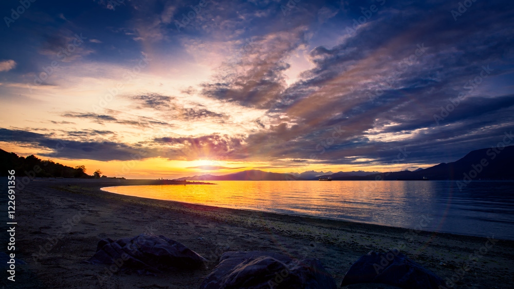 Fototapeta premium Beach Sunset