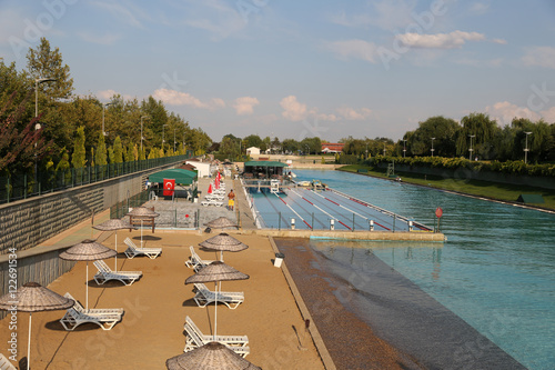 Fototapeta Naklejka Na Ścianę i Meble -  Beach in Kentpark, Eskisehir