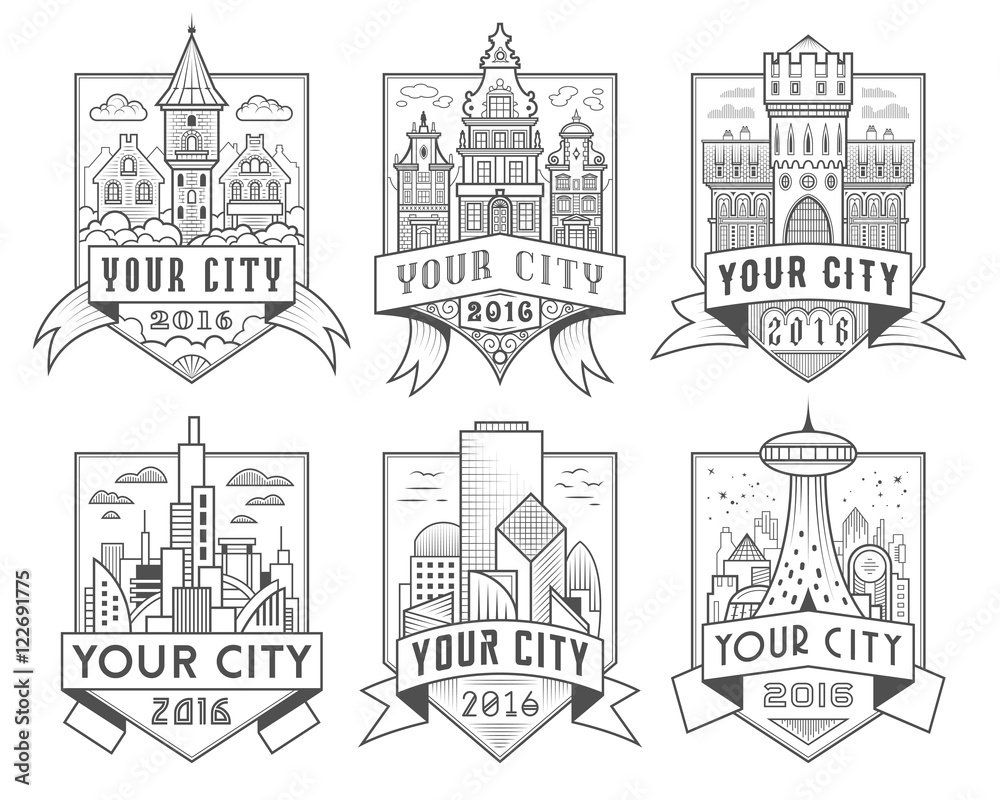 City badges 1
