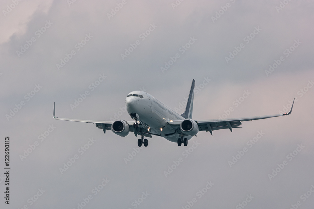 Airplane in the sky. Holiday travel transportation concept. Airplane in the sky. Holiday travel transportation concept.