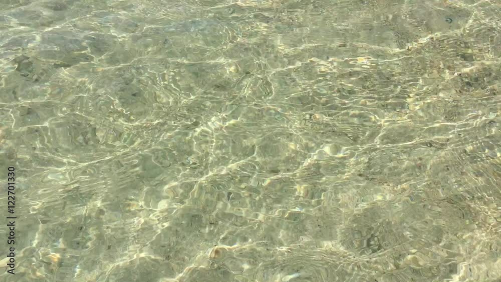 Sea water is flowing under the sunshine Sea water is flowing under the sunshine