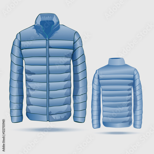 Bomber jacket template.