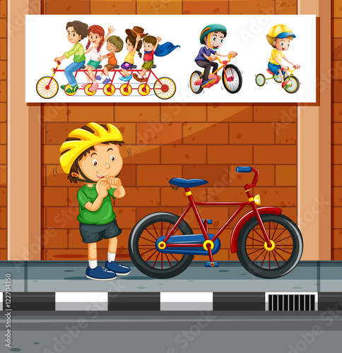 People riding bicycle on the road