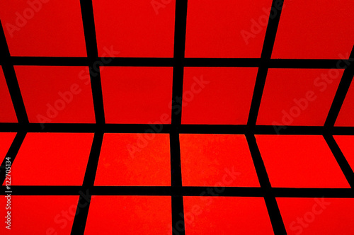Red grid abstract background