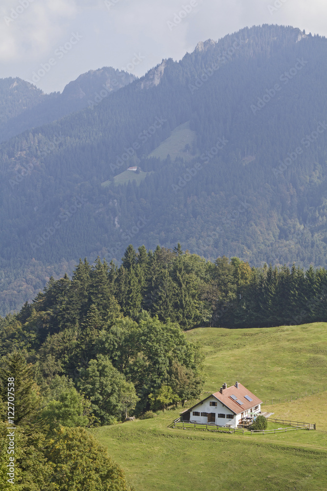 Obraz premium Daffnerwaldalm im Chiemgau