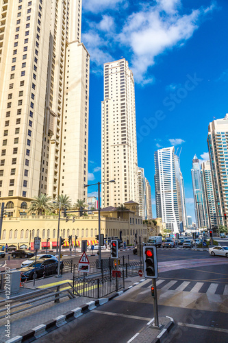 Modern road in Dubai