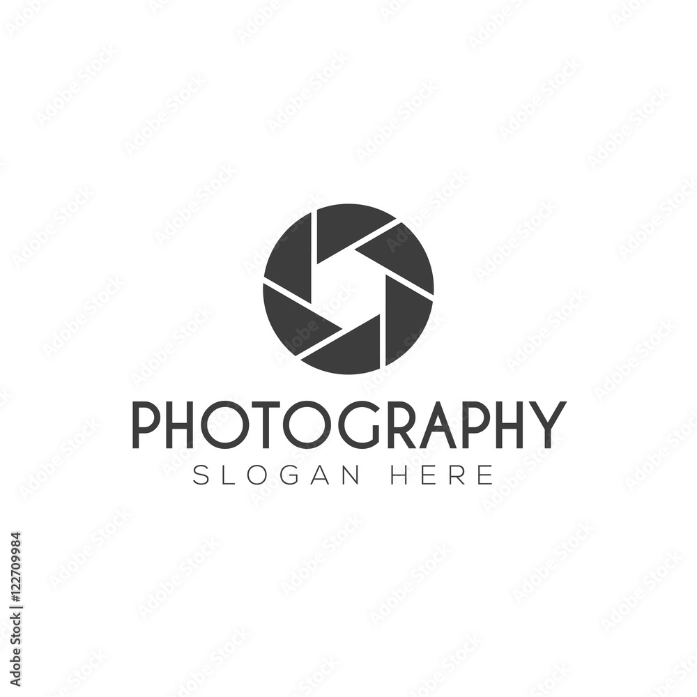 Photography logo creative design vector - obrazy, fototapety, plakaty 