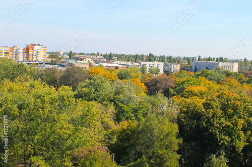 View on the city Kremenchug in Ukraine © olyasolodenko