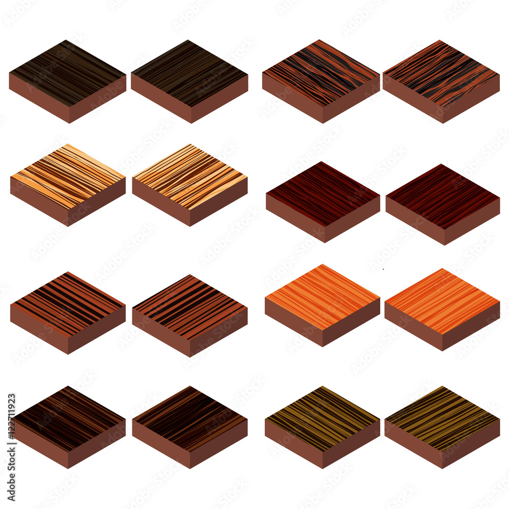 isometric wood floor