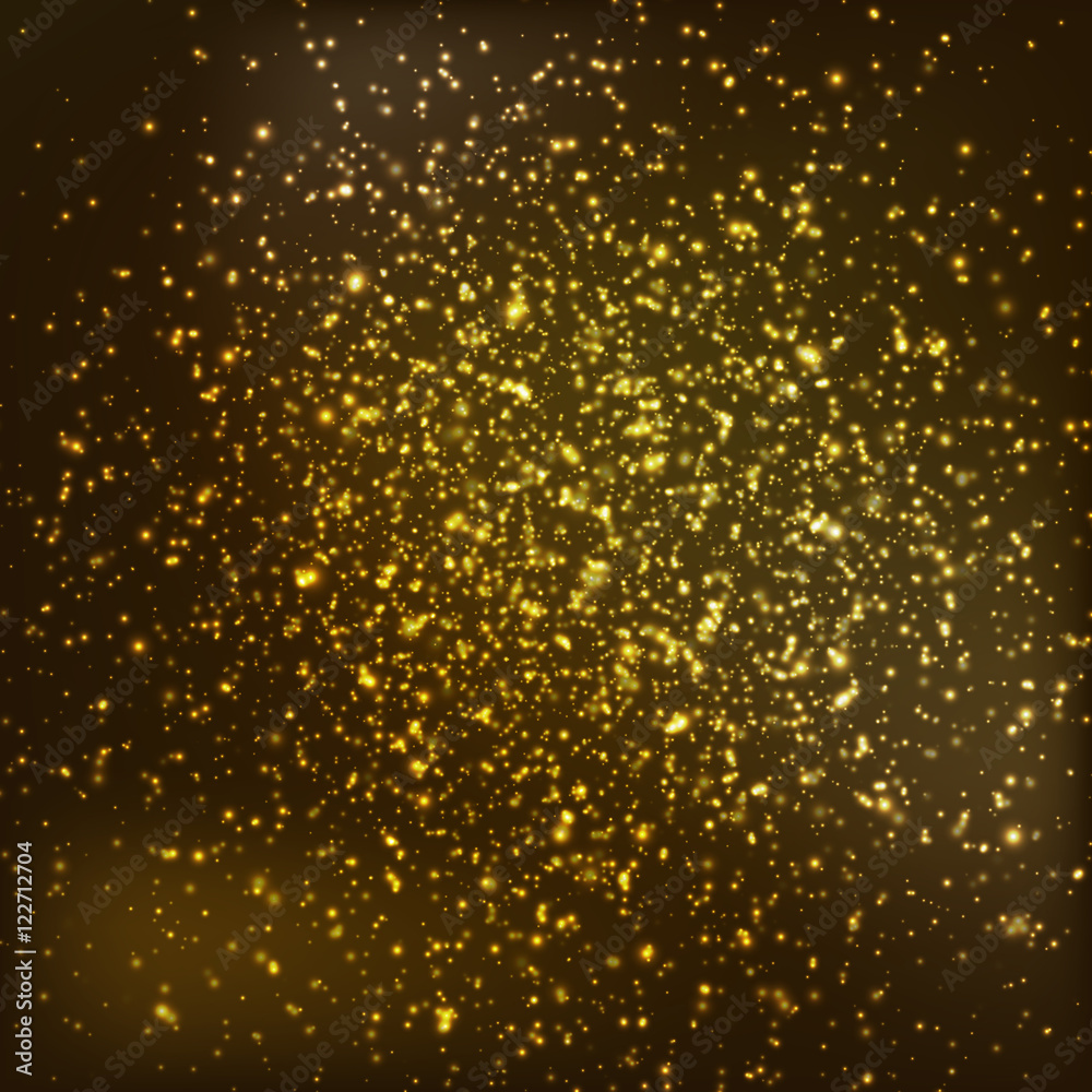 gold stars abstract background