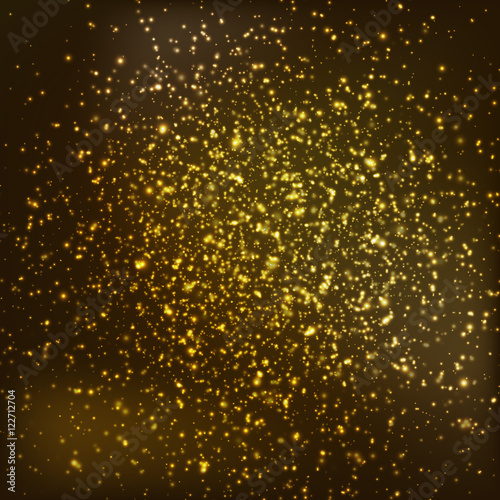gold stars abstract background