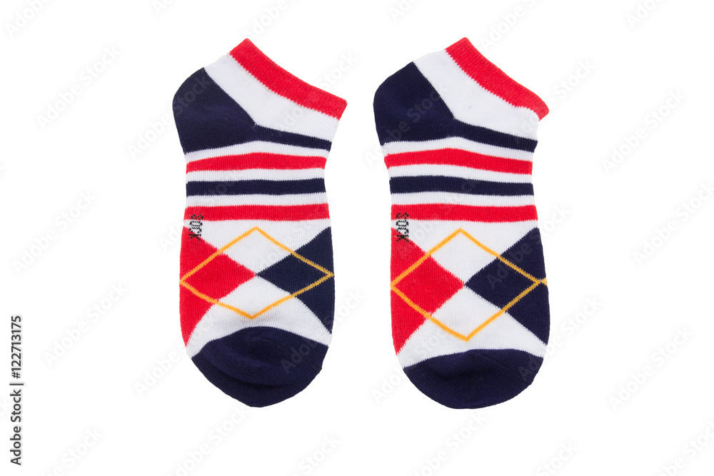 sock isolated on white background sock isolated on white background