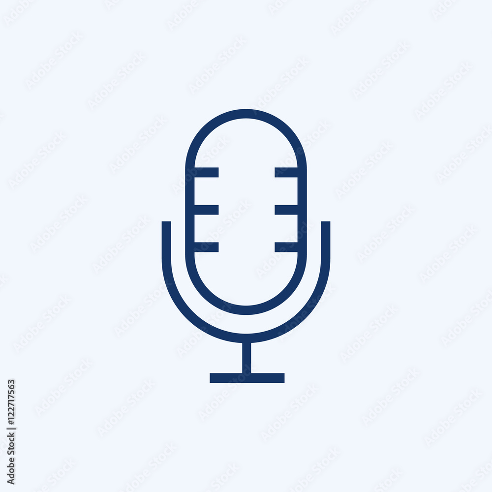Microphone Icon Vector Microphone Icon Vector