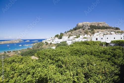 Overall view of Lindos, Rhodes