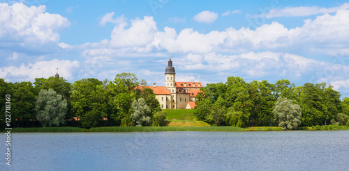 Summer Landscape With Nesvizh Castle, Belarus