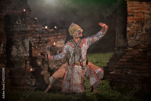 STRICTLY KHON DANCING (HANUMAN): PERFORMERS of one of Thailand's most highly regarded dances are keeping the tradition alive, despite the recent decline in popularity of the art form