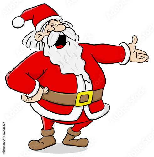 Cartoon Weihnachtsmann