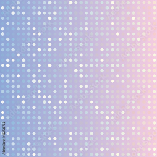 Blue serenity and pink rose quartz gradient background of multiples dots.