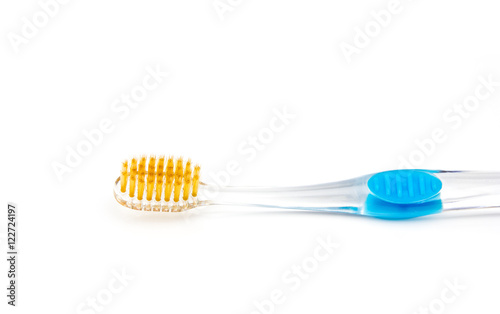 toothbrush on white background