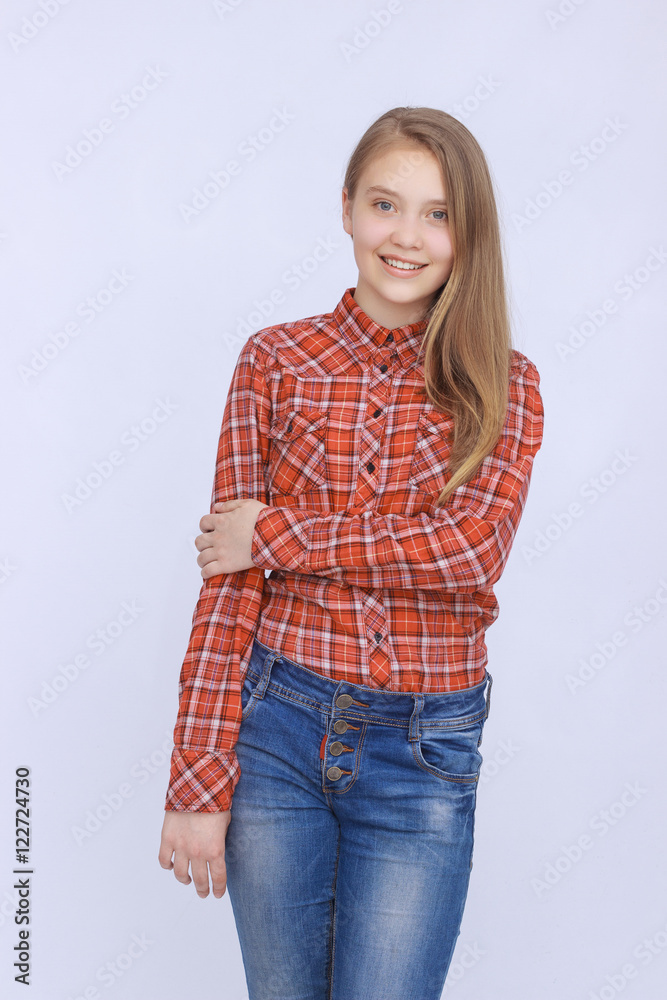 smiling teenage girl smiling teenage girl