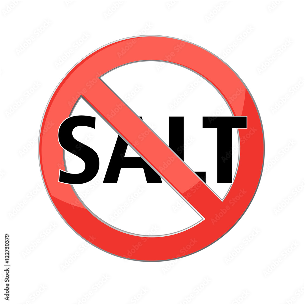 no salt sign