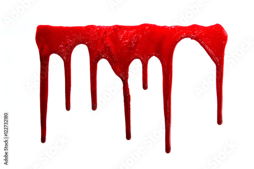 set 8. bloodstains on isolated white background