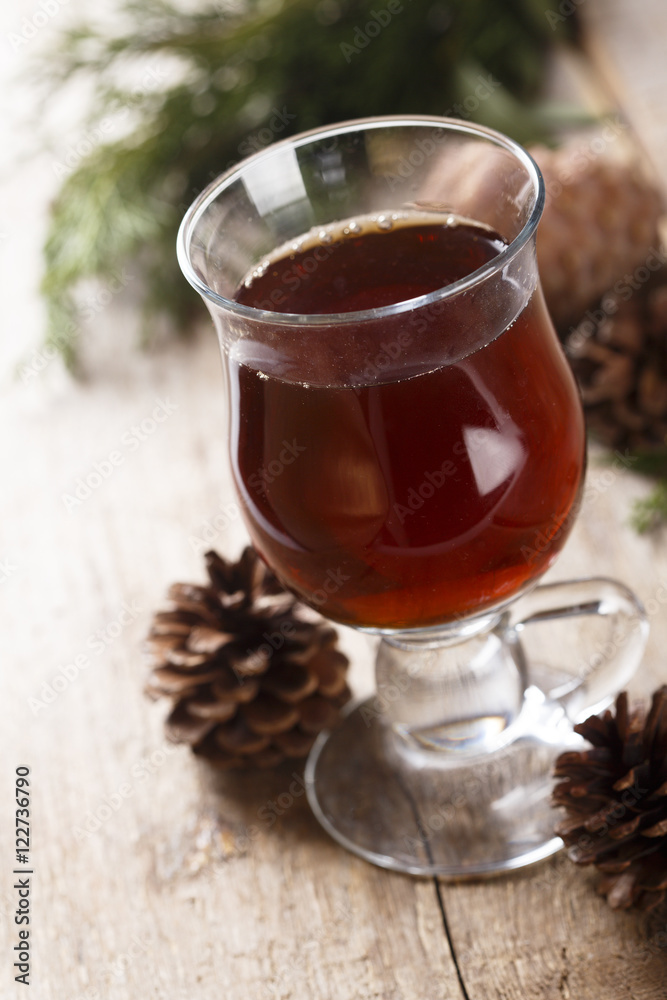 Winter tea with herbs and spices Winter tea with herbs and spices