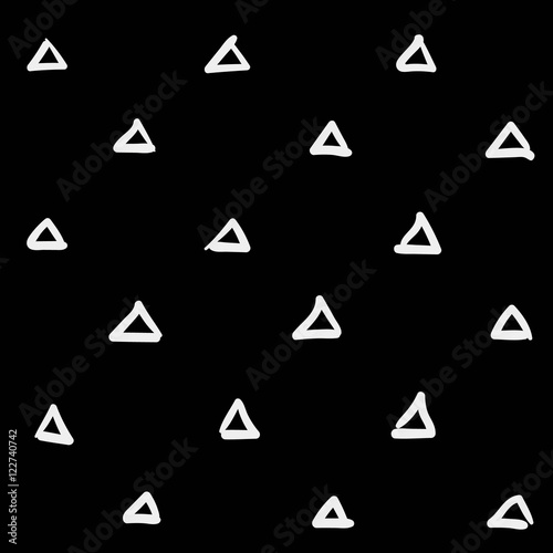 Pattern minimalist background triangle  retro vintage design vector  geometric