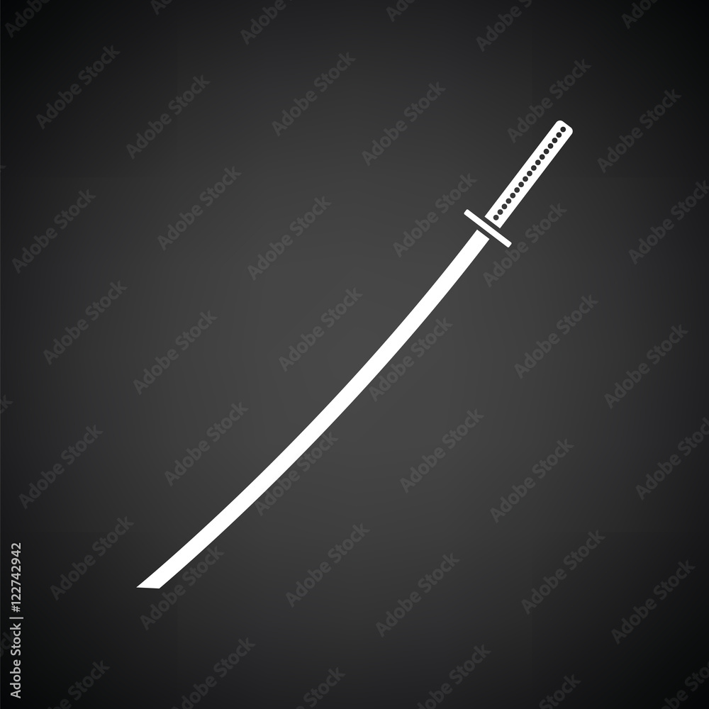 Japanese sword icon